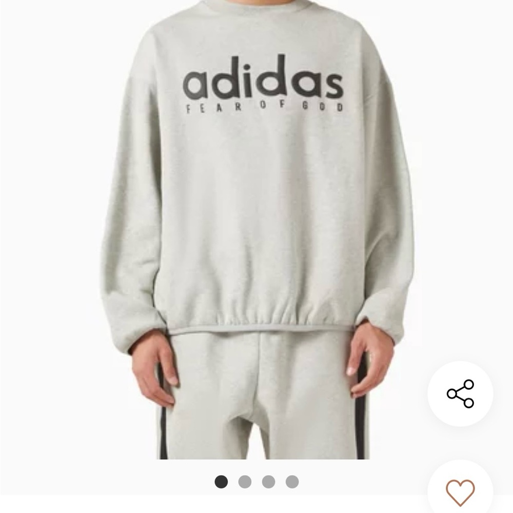 Fear of God Gray Crewneck Sweater